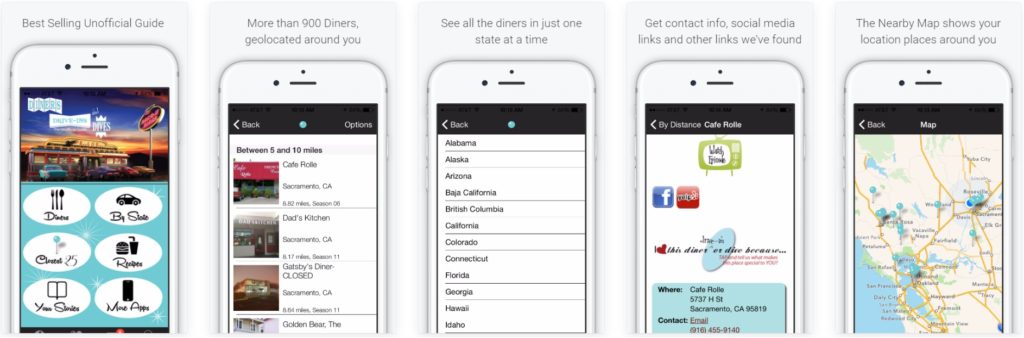 apptoolkit diners drive-ins and dives app screenshots